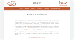 Desktop Screenshot of optik-kleinert.de
